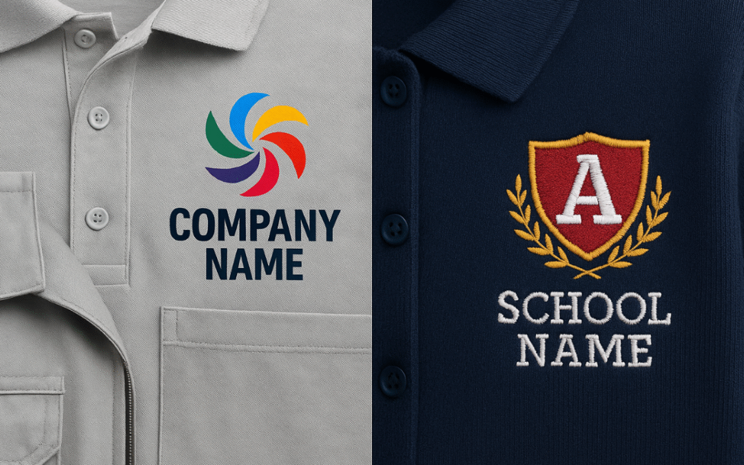 Bordado vs. Sublimado para Uniformes Personalizados