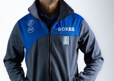 Campera tela deportiva Boxes